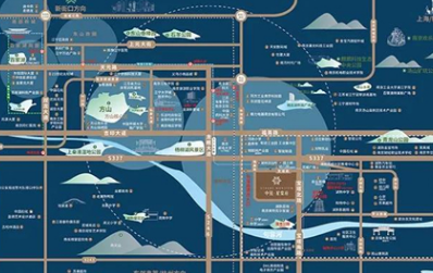 中锐星棠府配套图-小柯网