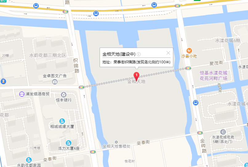 苏州金相天地交通图-小柯网