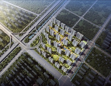 大华南门望效果图-小柯网