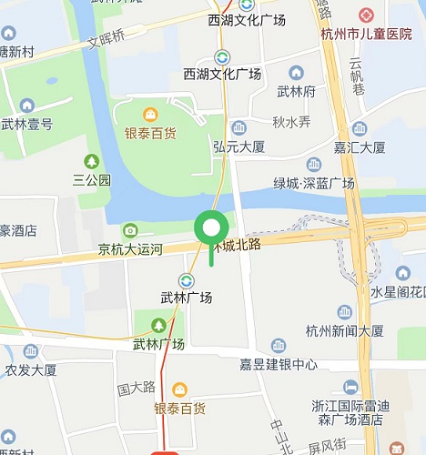 华润杭州中心交通图-小柯网