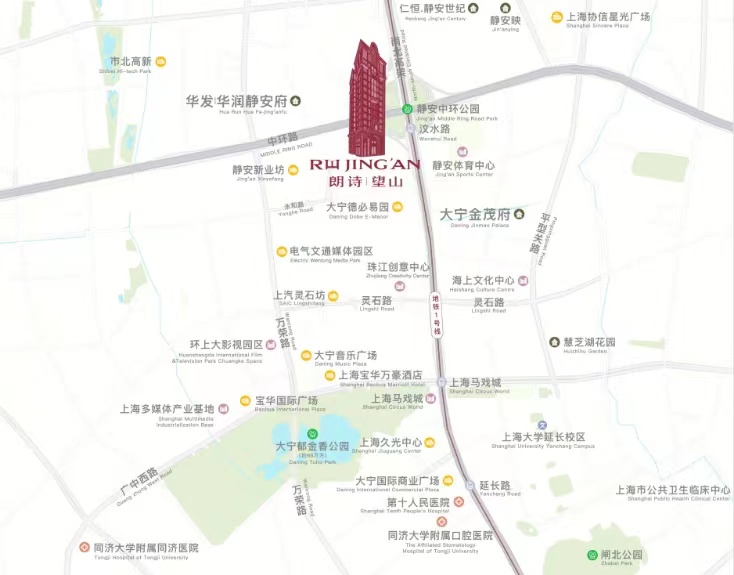 朗诗望山交通图-小柯网