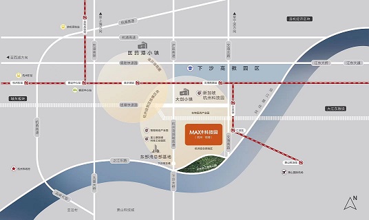 杭州MAX科技园交通图-小柯房产网