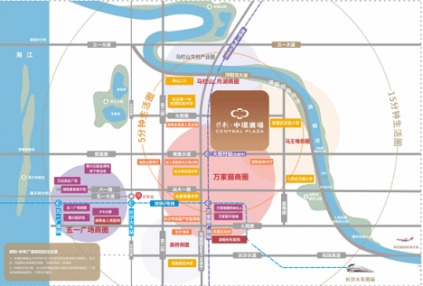 保利中环广场交通图-小柯网