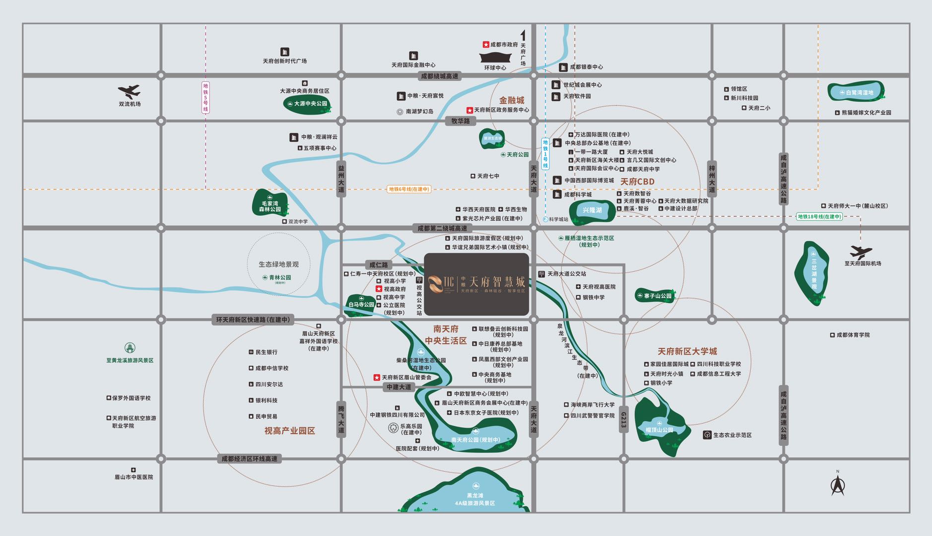 中粮加州智慧城交通图-小柯网