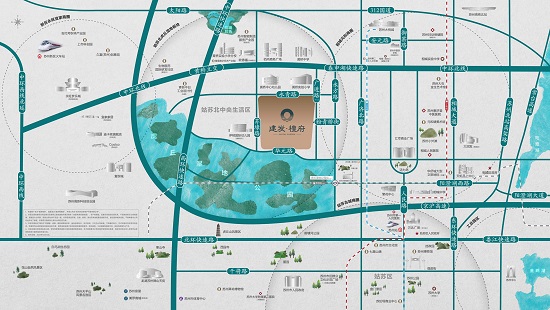 建发檀府配套图-小柯网