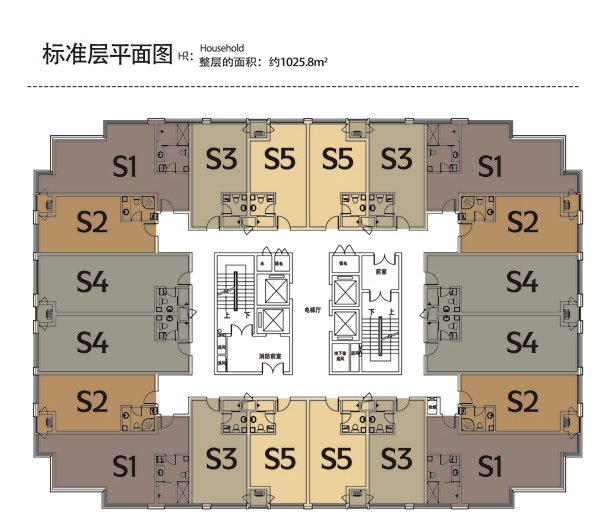 恒祺.克拉公馆户型-小柯网