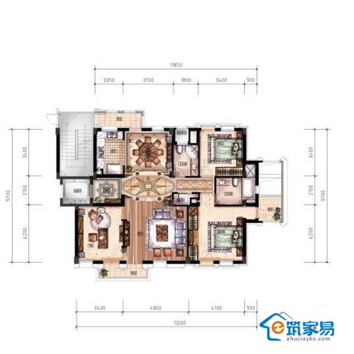 德信.中外公寓户型-小柯网