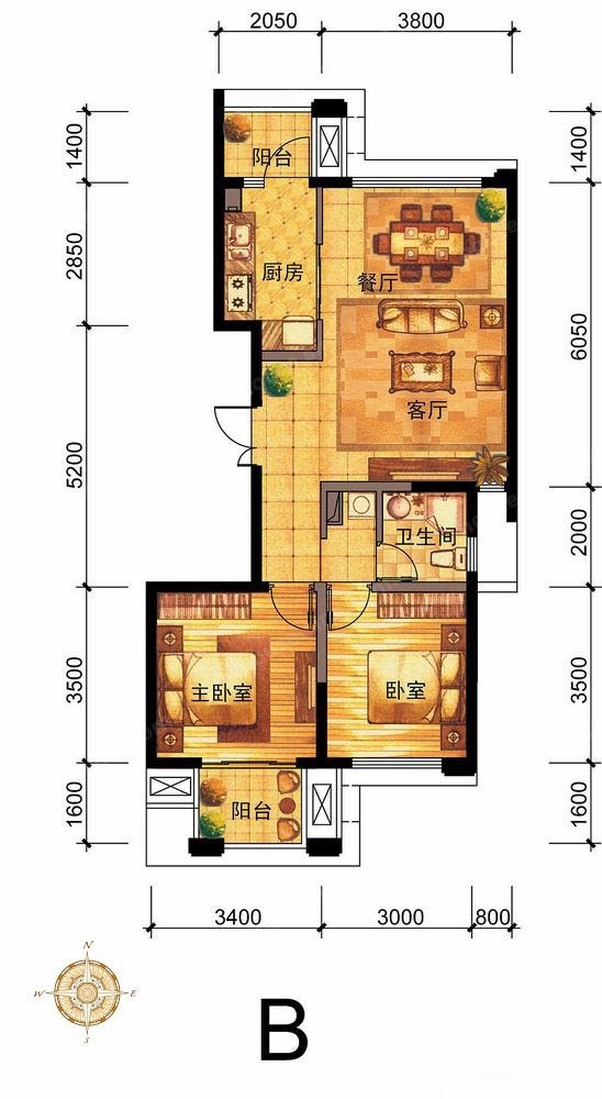 中铁.田逸之星户型-小柯网