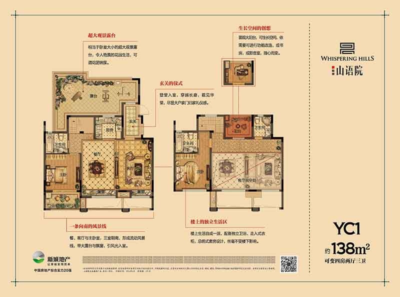 新城山语院户型-小柯网