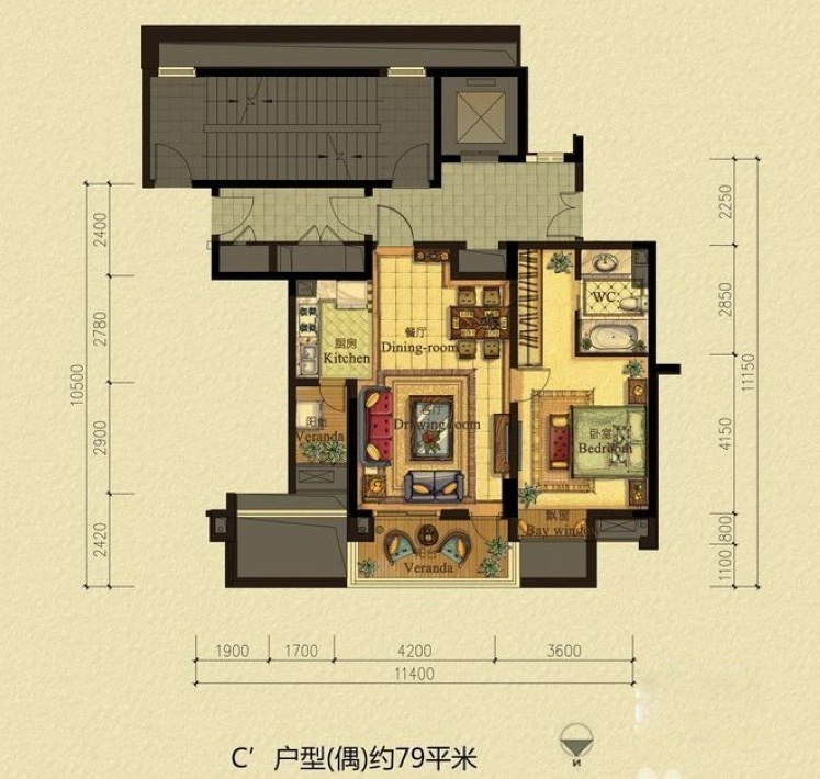 中大.杭州西郊半岛户型-小柯网