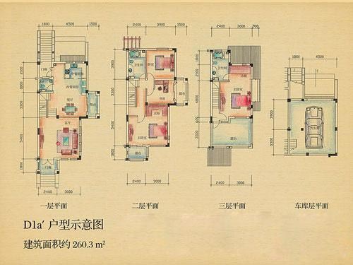 景瑞阳光城法兰公园户型-小柯网