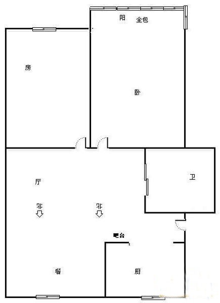 中天.西城纪户型,3室2厅3卫1厨