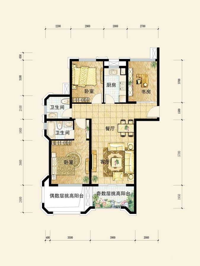 保利.玫瑰湾户型-小柯网