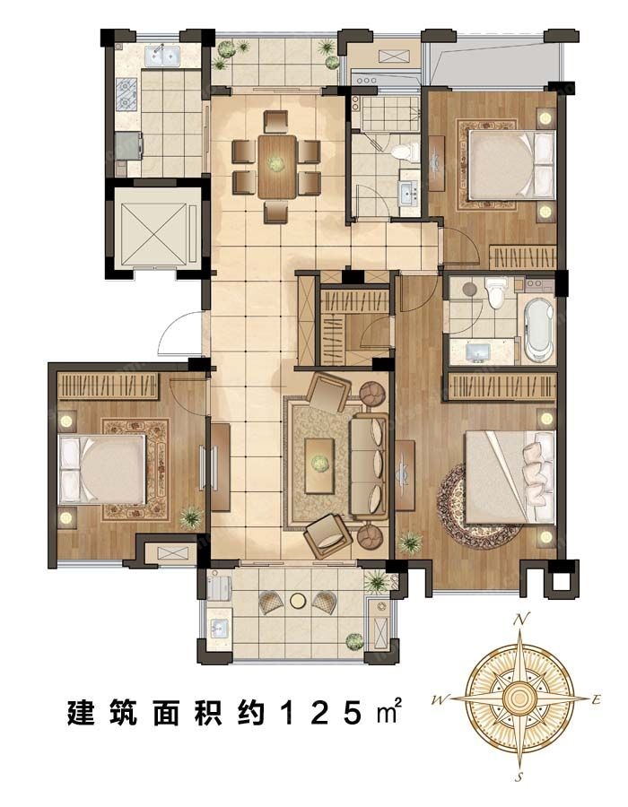 坤和求是里户型-小柯网