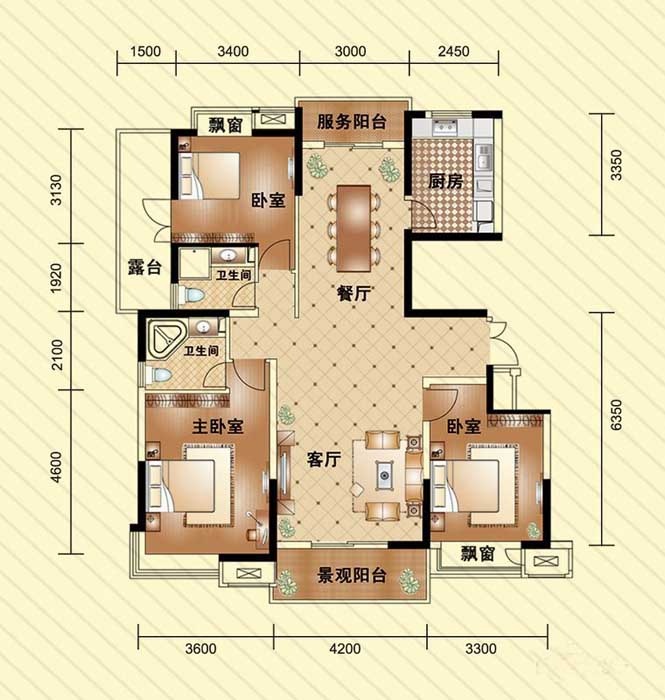 金成庭院深深户型-小柯网