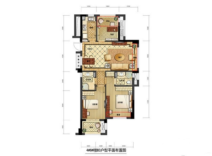 赞成龙兴道一号户型