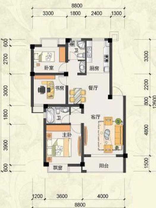 西墅锦园户型-小柯网