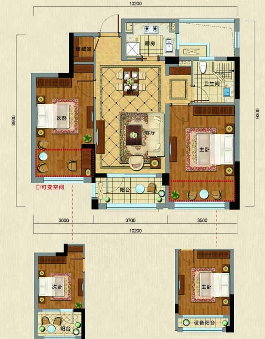 绿城.杭州蓝庭户型