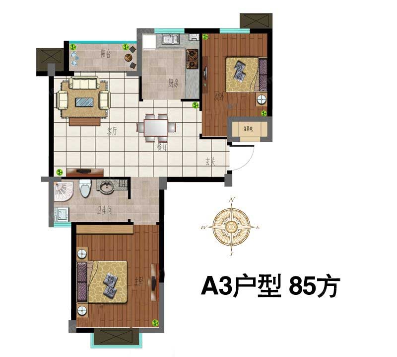 国展万科中心户型