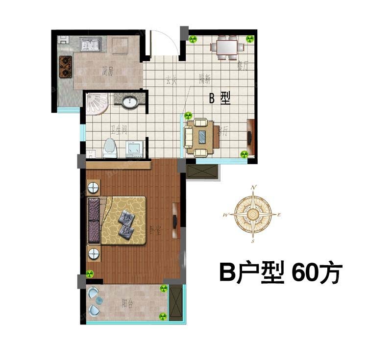 国展万科中心户型
