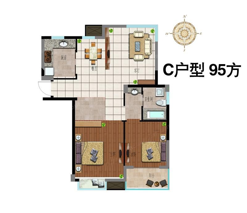 国展万科中心户型