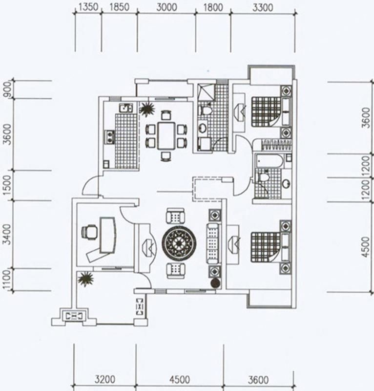 华纺和成未来派户型-小柯网