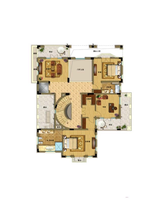 大学里户型-小柯网