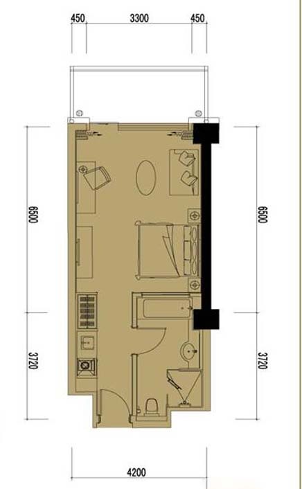 千岛湖度假公寓户型-小柯网