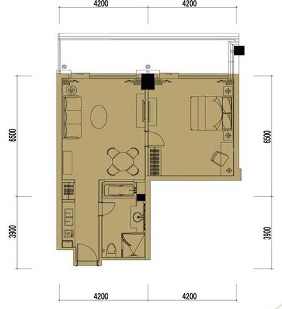 千岛湖度假公寓户型-小柯网