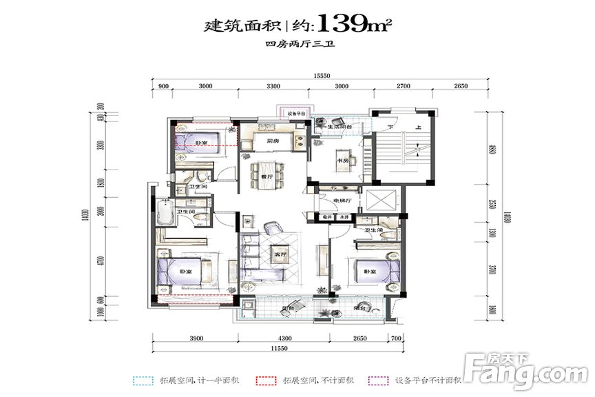 华夏四季户型-小柯网