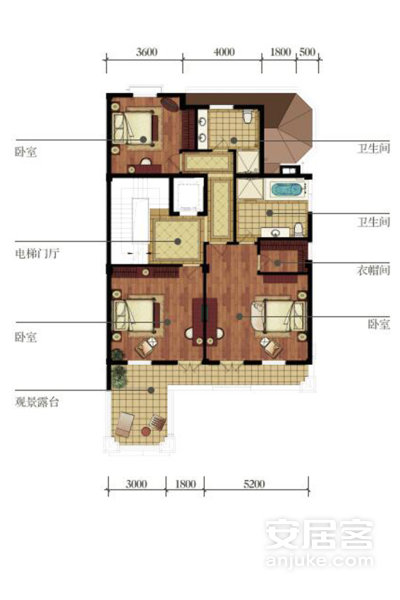 融创金成溪山院墅户型