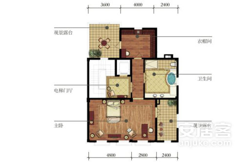 融创金成溪山院墅户型-小柯网