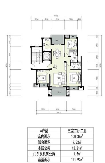 朗臻丰泽苑户型-小柯网