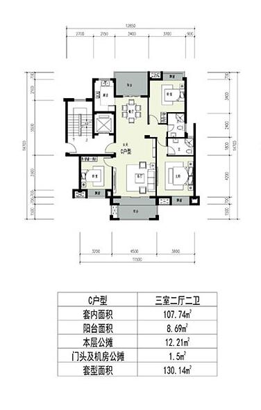 朗臻丰泽苑户型-小柯网