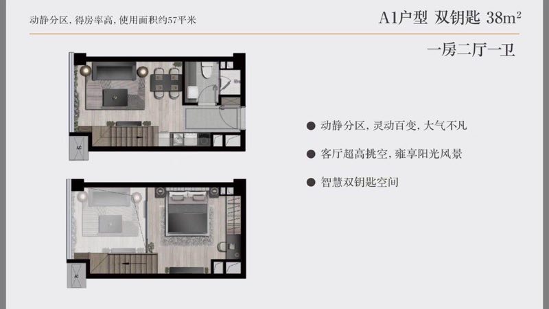 世茂泰禾·中央广场A1户型户型图