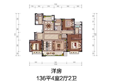 南浔石榴玉兰湾户型,D户型