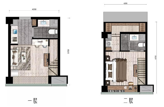 绿城西溪深蓝A户型户型图