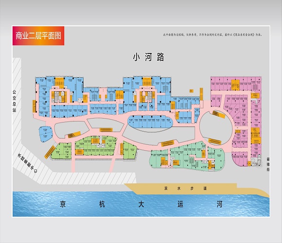杭州绿城运河郡商铺户型,二层户型图