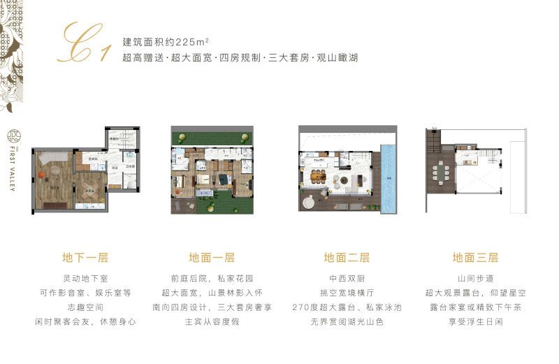 悠隐南山户型,C1户型