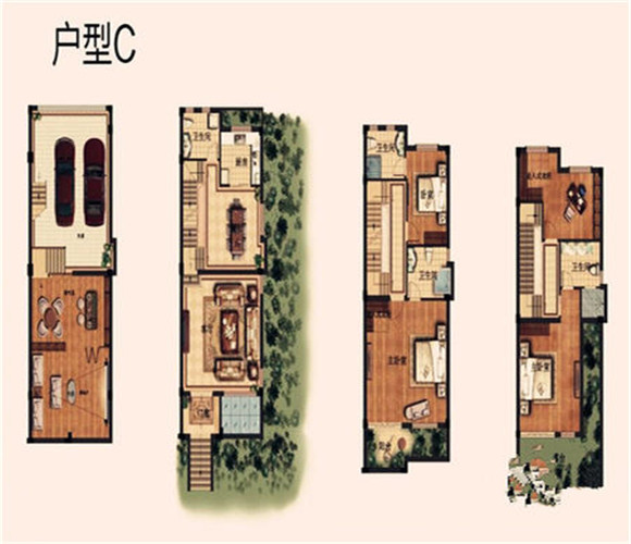 万晟悦府户型,C户型