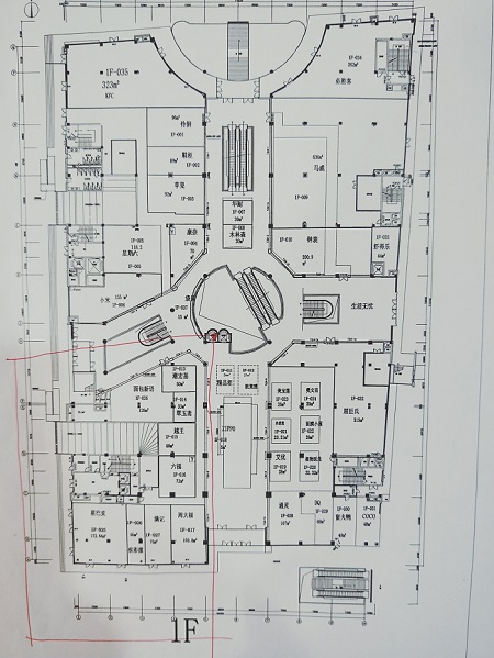 恒利国贸广场户型,1楼平面图