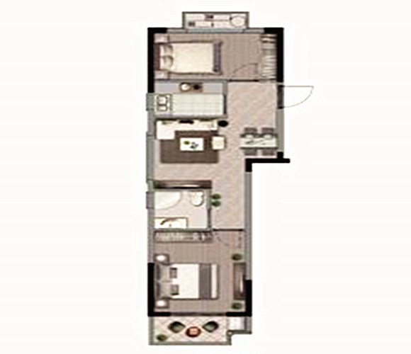 鸿祥红枫里户型