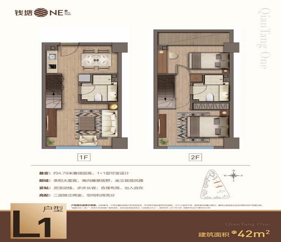 三立.钱塘ONE户型L1户型图