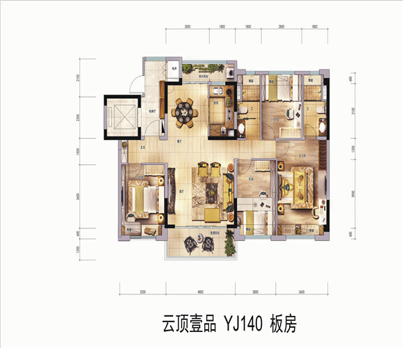 碧桂园云顶壹号户型-小柯网