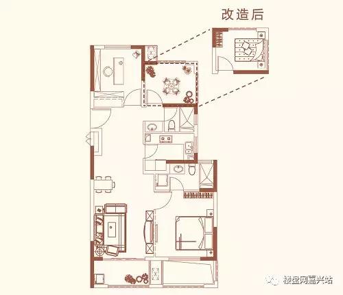 嘉善翡翠公馆户型-小柯网