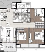 海伦堡氿月湾户型-小柯网