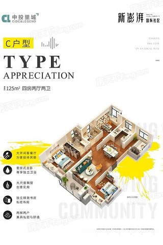 新澎湃国际社区户型-小柯网