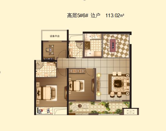 绿地中山铂邸户型-小柯网