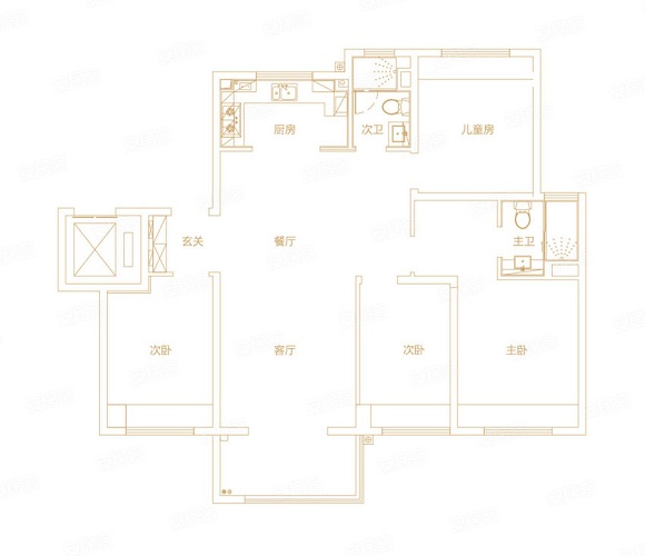 佘山水岸名邸户型