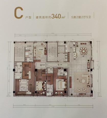 Hcc中天纪户型-小柯房产网